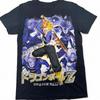 Bandai Новые мужские и женские футболки с принтом Dragon Ball Z Super Saiyan God, с круглым вырезом, большого размера, с коротким рукавом, свободный топ, одежда