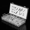 200pcsSet 20 Sizes Carbon Steel Compression Extension Springs Assortment Kit with Box