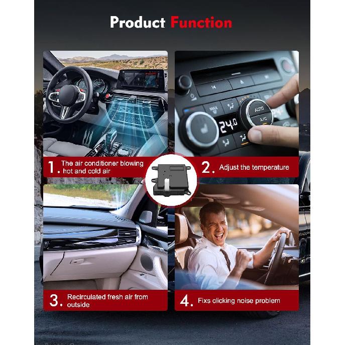 2PCS Air Door Actuator A/C HAVC Heater Blend Door Actuator Fit for 2003-2013 for Ford for Expedition,02-10 for Explorer,2003-2005 for Lincoln for