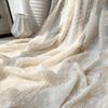 100*150 Elegant Soft Jacquard Fabric Stripe Embroidered Lace Fabric Chiffon Tulle Mesh Fabric For Diy Dress Shirts Uphostery