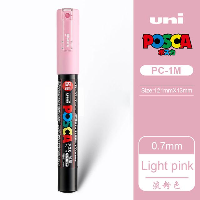 Маркер-краска Uni POSCA, 39 цветов PC-5M/44 PC-3M/36 PC-1M, Акриловые маркеры для рисования по камню, граффити, Художественные принадлежности