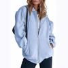 2024 Unisex Plus Velvet Hooded Sweatshirt Cardigan Zipper Windbreaker Casual Top