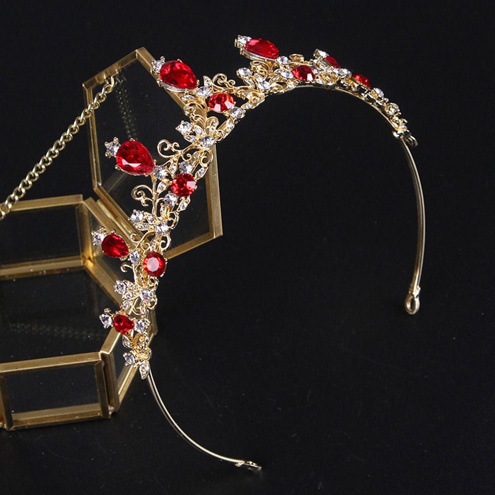 Украшения для волос Стразы Обруч для волос Принцесса Кристальные тиары Свадебные аксессуары для волос Гребень для волос