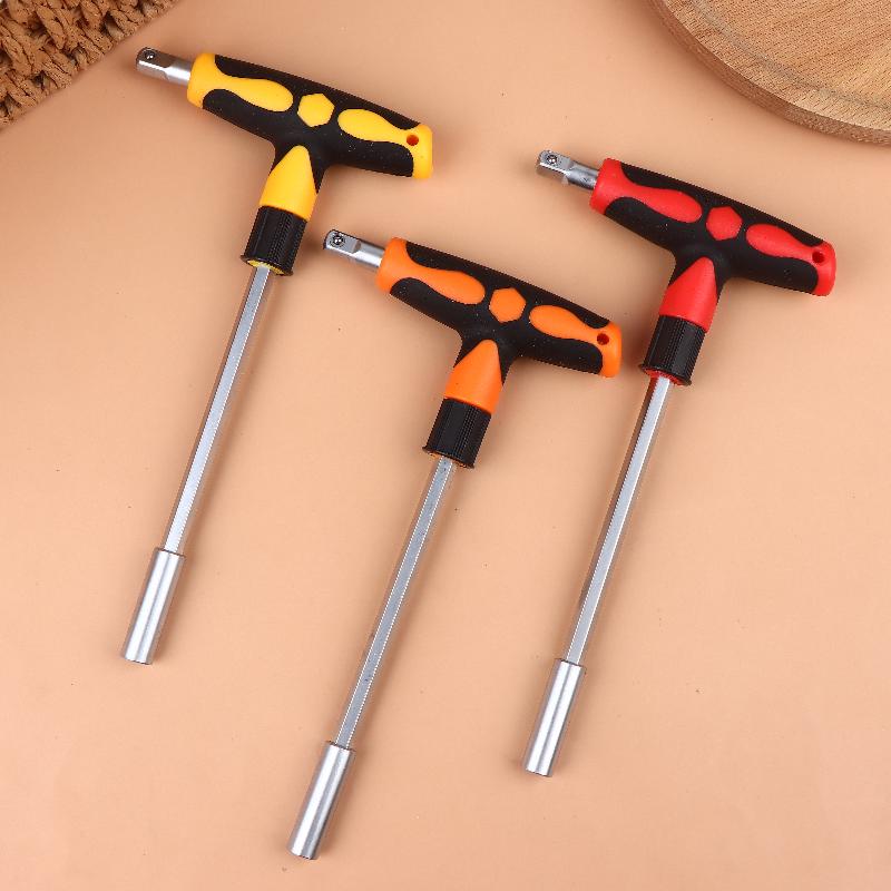 Т-образный крестообразный многоцелевой Т-образный адаптер с рукояткой, набор шестигранных отверток с головкой «слива»