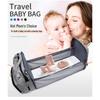 Upgraded Foldable Mummy Backpack: Multifunctional Large-Capacity Baby Bed