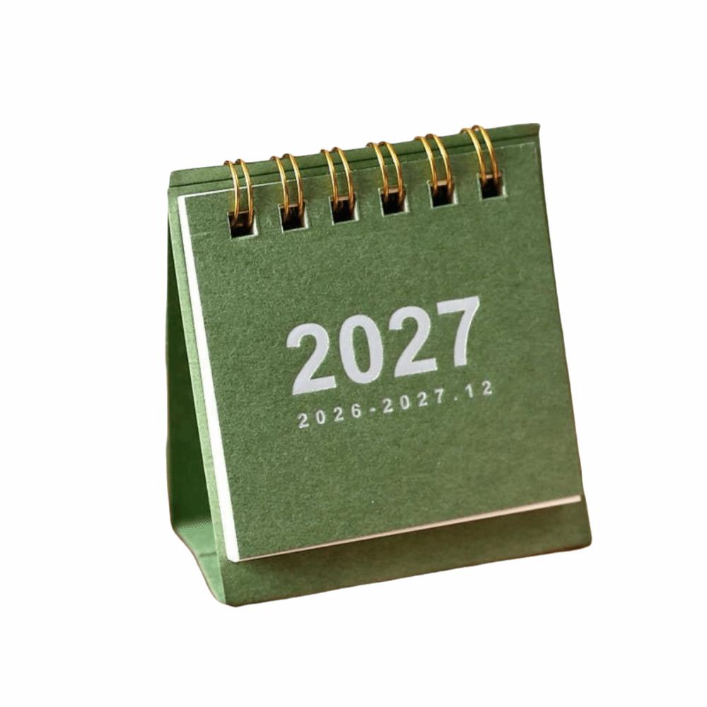 Standing Base 2027 Desk Calendar Mini Flip Calendar New Mini Calendar Daily Planning