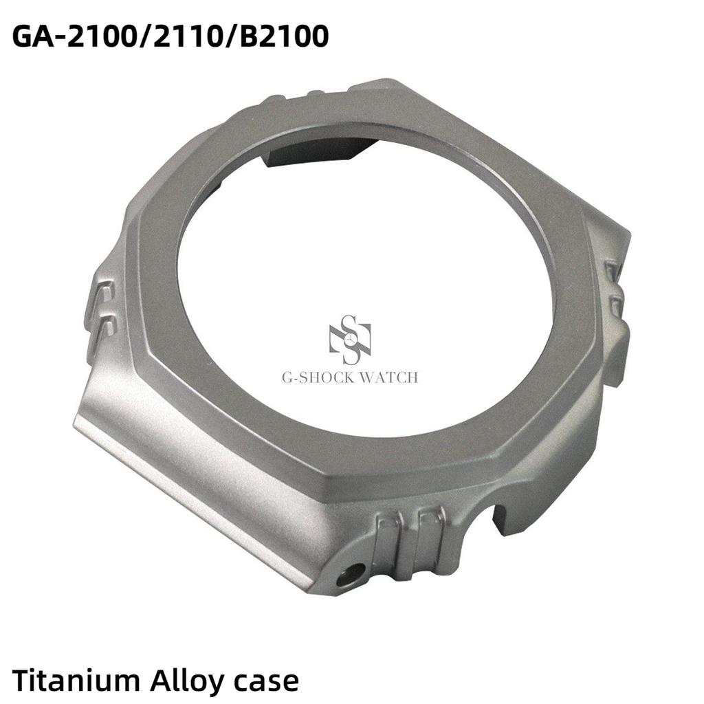 Ультралегкий титановый сплав корпус+ремешок комплект Для Casio GA2100 GA2110 DW5600/5610 GA-2100 DW-5600 GA-B2100 Металлический безель ремешок для часов