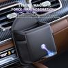 SEAMETAL Автомобильный подвесной органайзер на воздуховод для хранения мобильного телефона, ключей, кожаный кошелек для монет, автомобильный кошелек