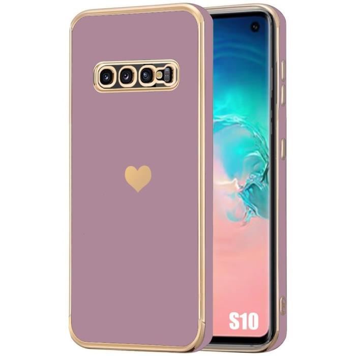 Coque - Samsung - Galaxy S10 - Violet - Silicone TPU - Protection Antichoc