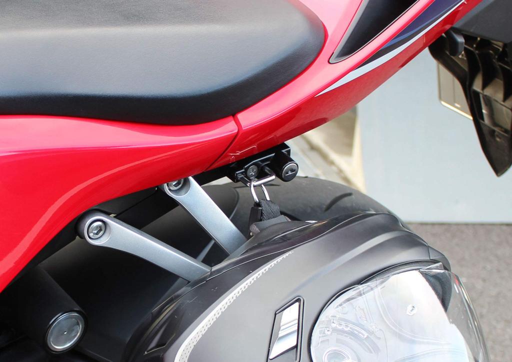 Kijima Motorcycle Parts Helmet Lock Holder, Steel, Anti-Theft, CBR600RR, 303-1606