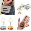 Pack of 2 Camping Car Keyrings Alloy Keychain Set Stylish Car Shape Bag Pendant Bag Accessory for Camping Lover Present