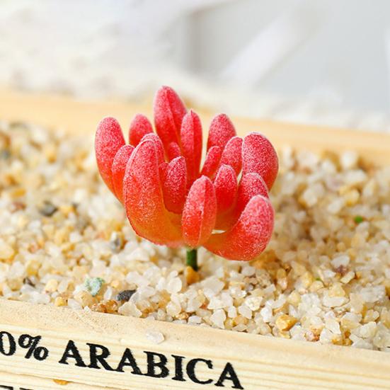 1шт искусственные сочные домашние растения флокирование DIY мебель офис бонсай декор