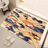 1pc Haikyu Print Area Rug - Soft, Washable Non-Slip Indoor Mat, Living Room, Home Office Decorative Rug,Office Decorative