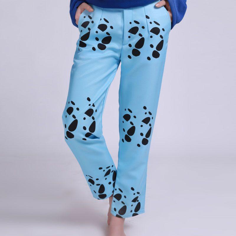 Стильный цельный костюм для косплея Трафальгара Ло, включающий плащ, брюки и шляпу