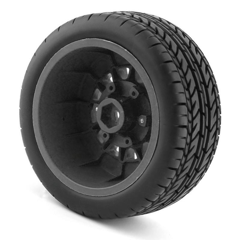 1/10 1/8 RC Short Course Tires Truck Tires OD 4.33" And Wheels 12mm 14mm 17mm Hex for 1:8 1:10 Scale Off Road Truck Car Traxxas