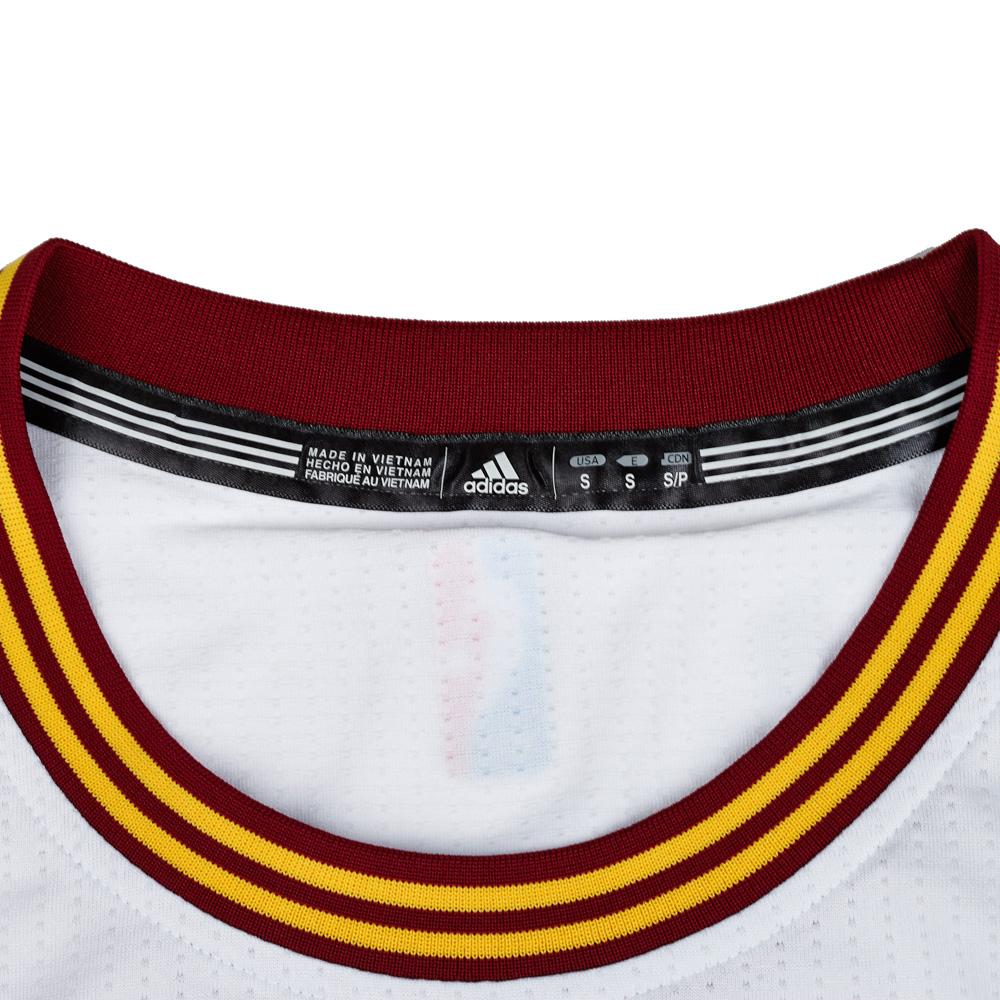 adidas Баскетбольная форма НБА Кливленд Джеймс Кливленд Кавальерс Swingman Мужская Белая A61200