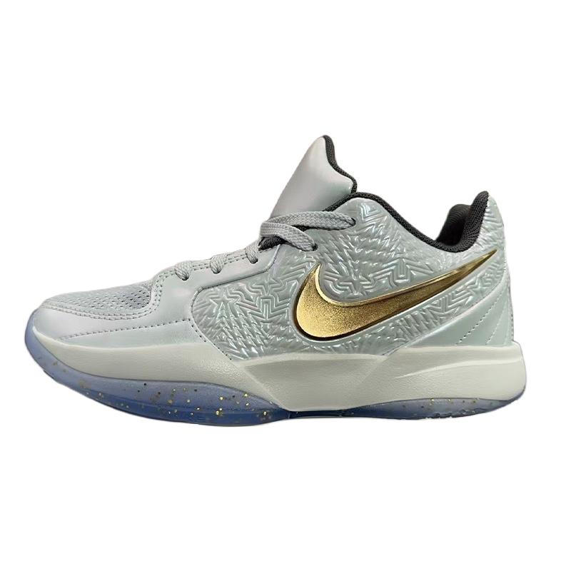 Nike Ja 2 Slip Resistant Abrasion Resistant Low top Children's Basketball Shoes White Children Aged 3 7 Years Old IB7252-002