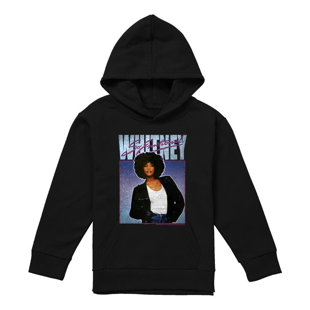 Whitney Houston Childrens/Kids So Emotional Heather Pullover Hoodie