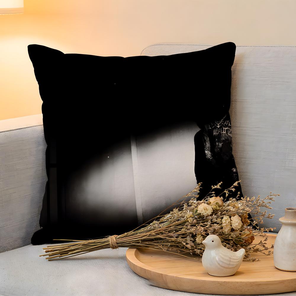 Cushion Cover  Linen  SkinFriendly Soft Decorative Case for Sofa Home Decor Rapper DDestroy Lonely Pillow cover