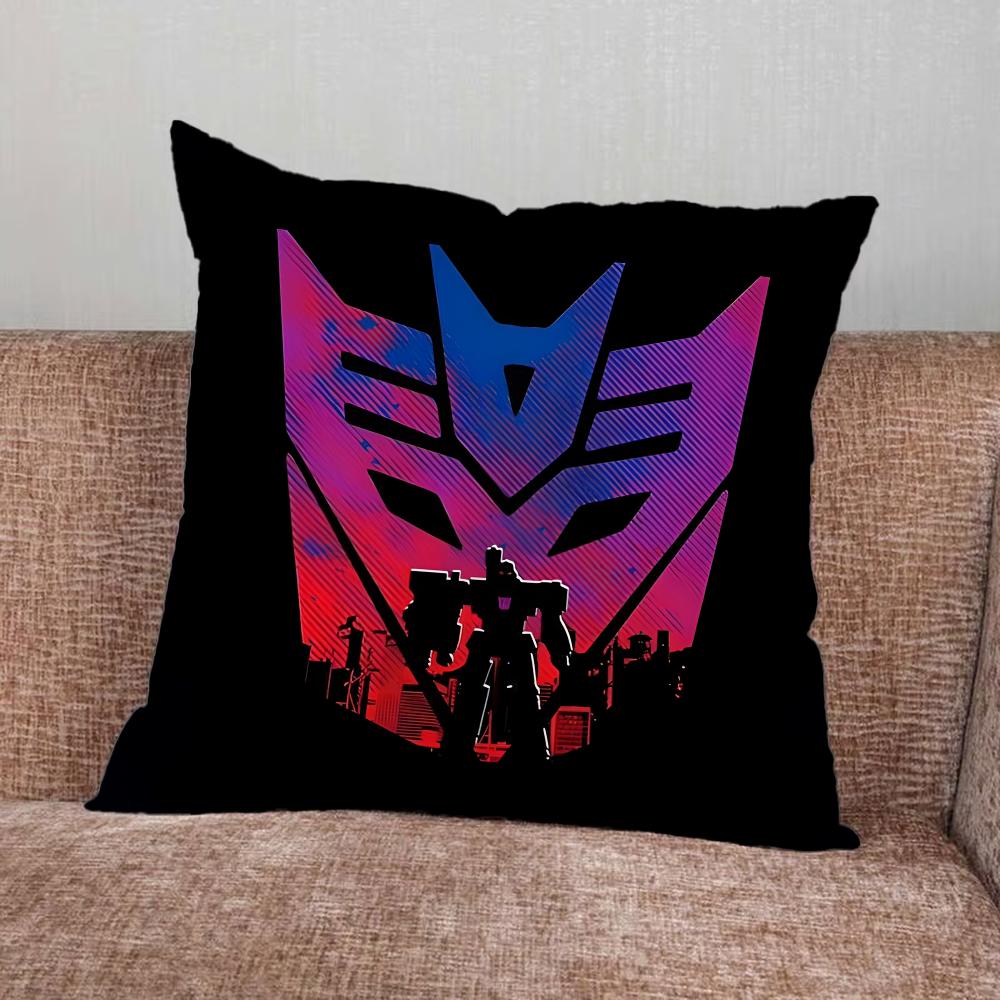 Логотип T-Transformers COOL Наволочка Для Домашней Спальни Автомобиля Офиса Декор Гостиной Подушка-подушка на Диван Подходящая
