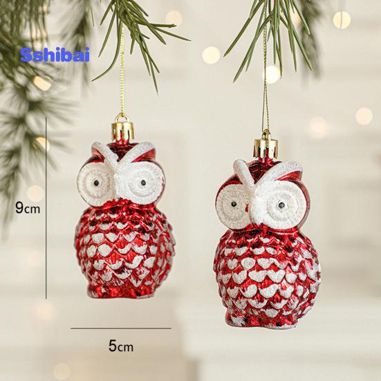 2 шт. Рождественский кулон изысканный грибной пончик в форме Санта-Клауса подвесное украшение для рождественской елки для праздничного украшения