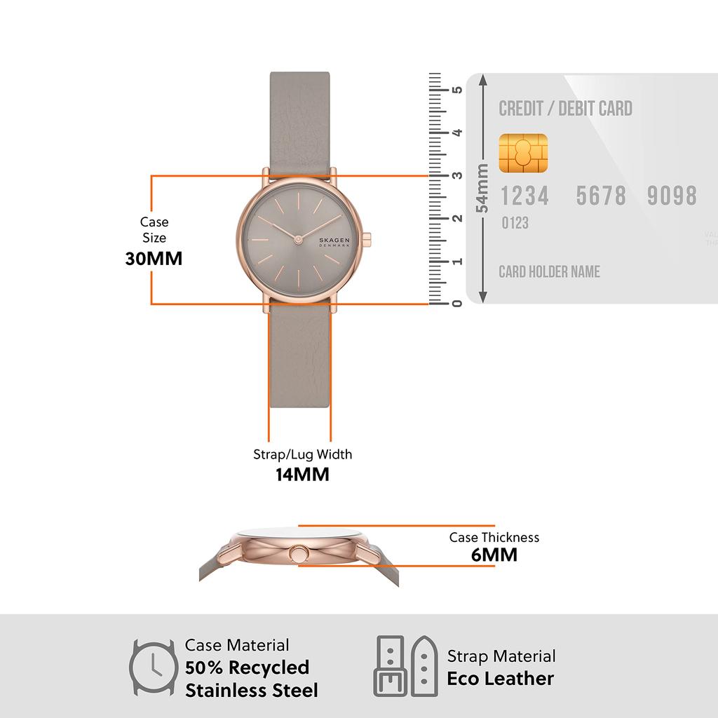 Часы SIGNATUR LILLE SKW3060 Серые [Skagen] Женские