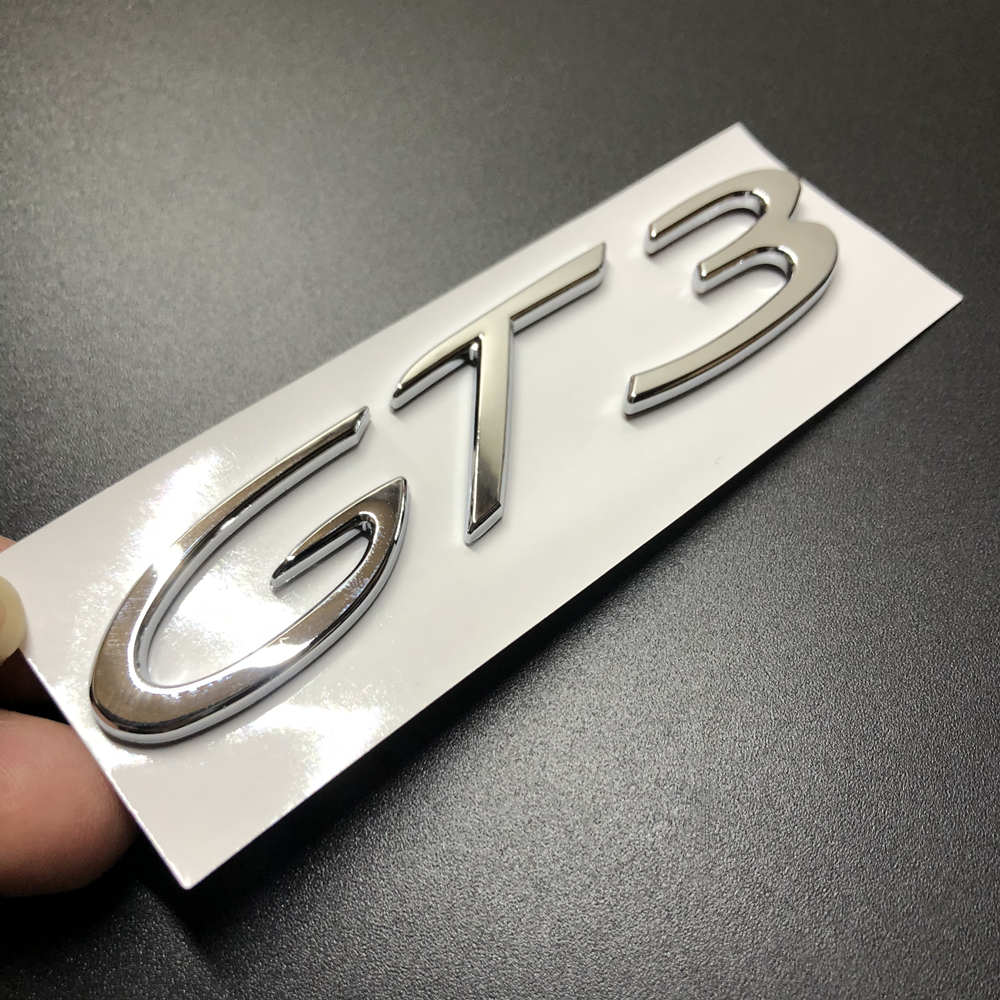 Cayears GTS GT1234 RS Пластик ABS Наклейка Значок Декали Гоночная Эмблема Подходит После 2012 Для Porsche Авто Автомобиль Кузов Задняя Крышка Багажника