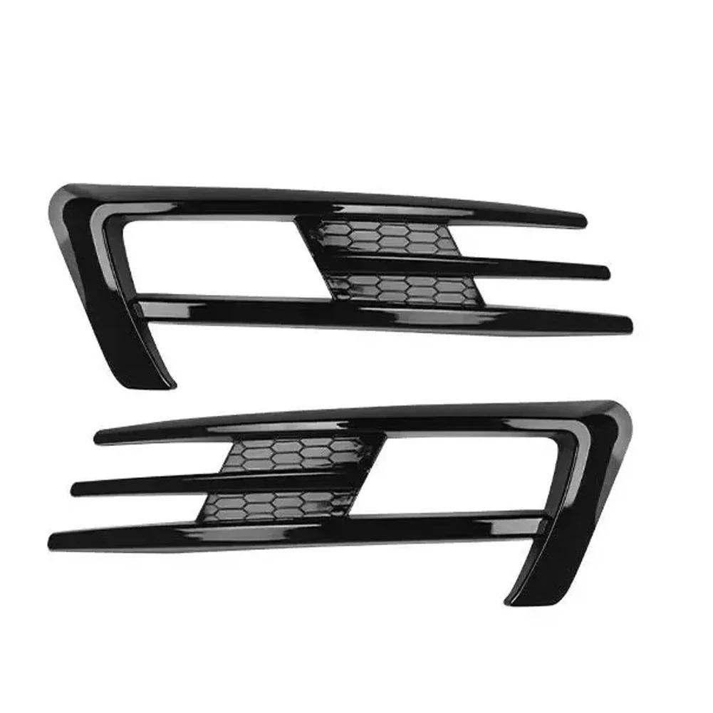 2 шт. для Volkswagen Golf 7 /Golf 7.5 MK7 GTI GTD R Standard TSI TDI 2013-2019 глянцевый черный автомобильный бампер противотуманная фара решетка крышка отделка