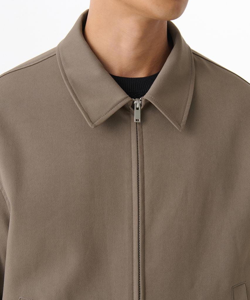 Musinsa Standard Relaxed Minimal Blouson Jacket [Light Brown]