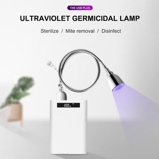 Портативный светодиодный ультрафиолетовый стерилизатор для дезинфекции, USB бактерицидная лампа
