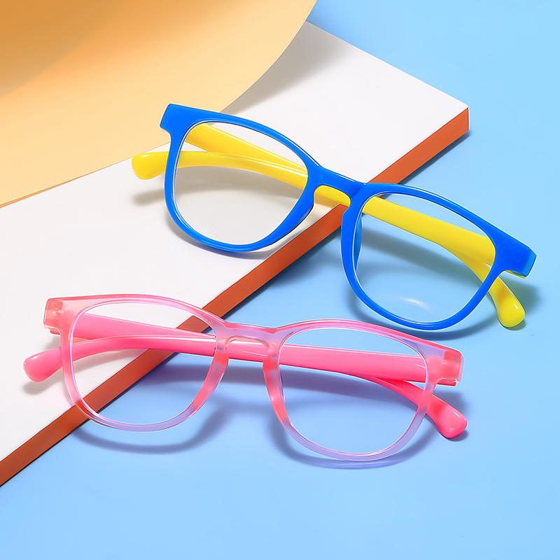 Новые модные детские компьютерные очки с защитой от синего света в маленькой оправе без степени, декоративные очки для мальчиков и девочек