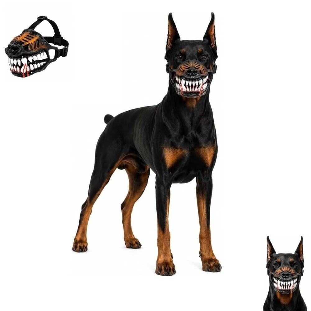Breathable Dog Monster Muzzle Monster Monster Pet Muzzle New Pet Mouth Cover Pet Accessories