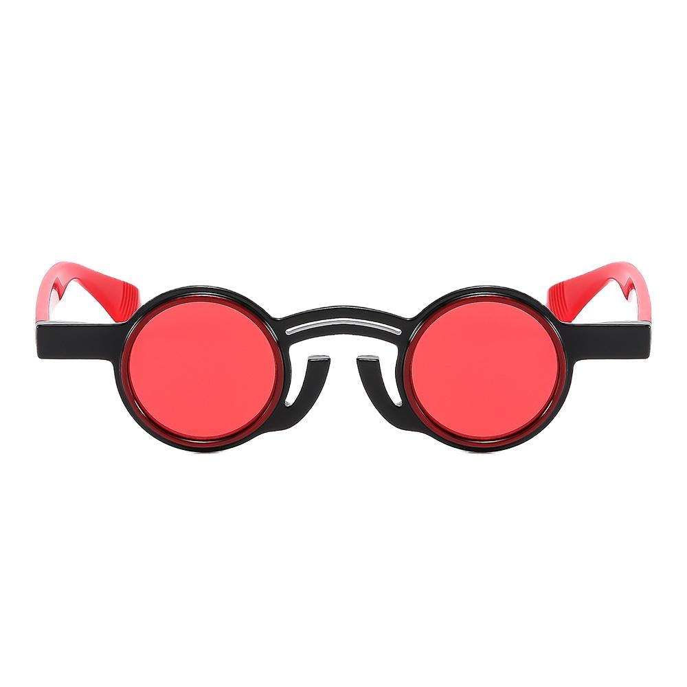 Newest 2024 Trend Punk Round Sun Glasses Small Frame Custom Sunglasses