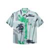Скейтборд Культура Стиль Жизни Серия Футболка с коротким рукавом Лето 2026 Унисекс Футболки Ледяной-Капельный-Синий 172628105-5