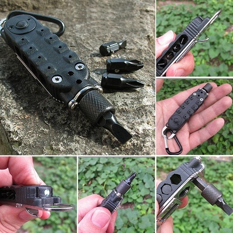 1 комплект, отвертка для уличного магического оборудования EDC, многофункциональный нож, многофункциональная отвертка, волшебная отвертка