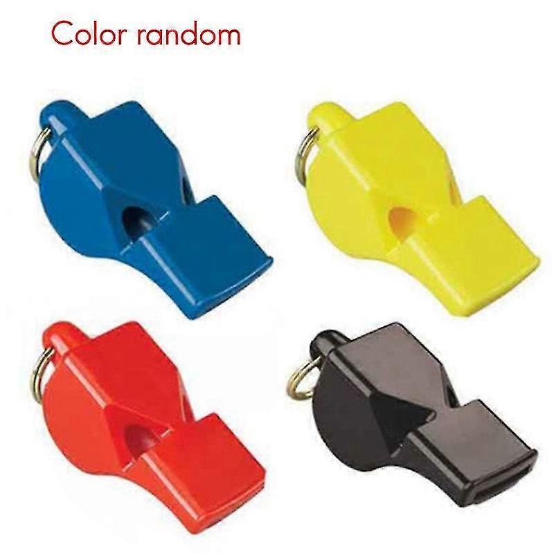 50 Pcs Non-Nuclear Professional Referee Whistle Fox Whistle Plastic Life-Saving Whistle for Game