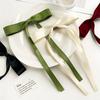 New Solid Color Ribbon Bow Hair Clips for Girls Fashion Korean Sweat Long Tassel Women Barrettes Hairpin Accessories