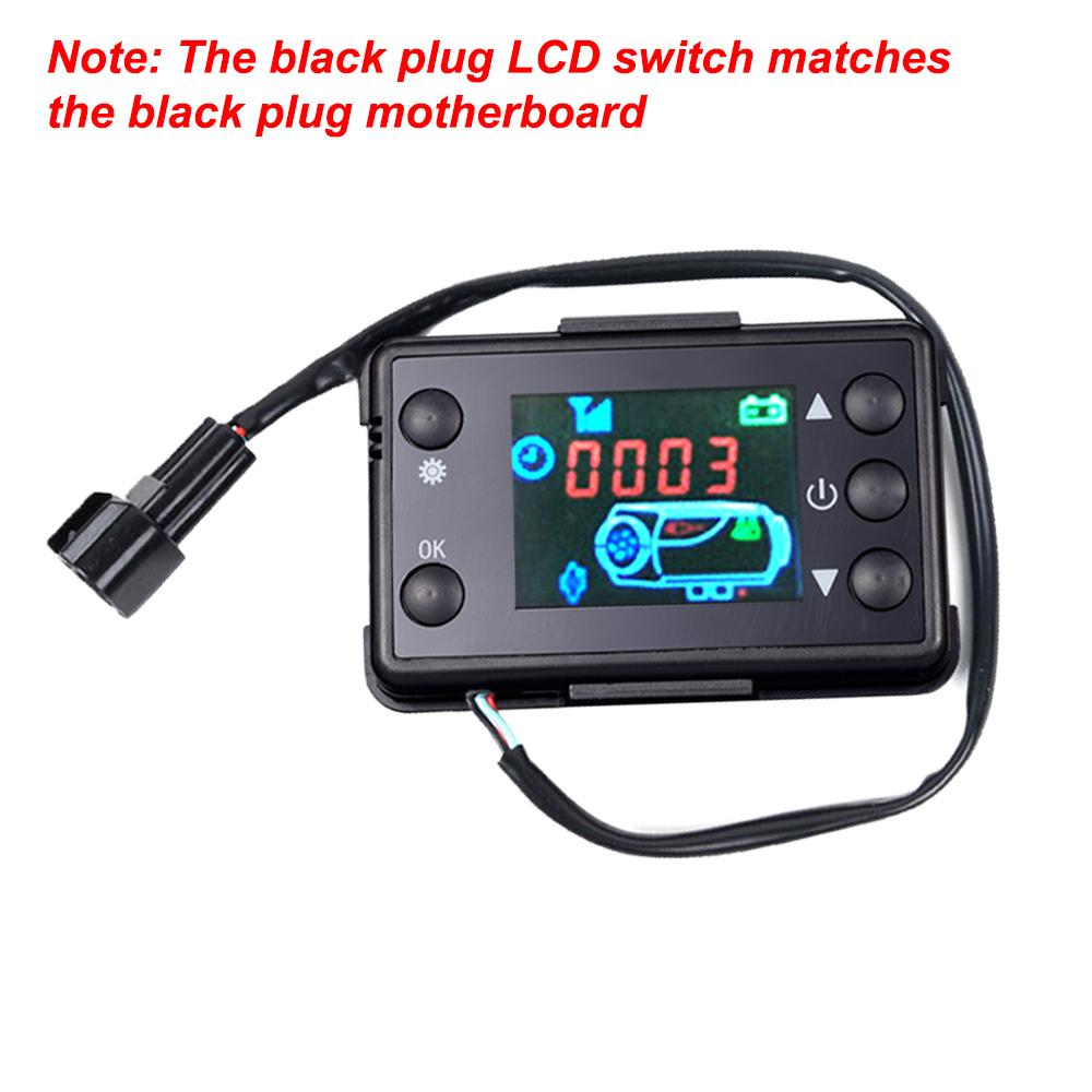 Car Accessories - Car Air Diesel Parking Heater LCD Monitor Switch Motherboard Harness 12V 5KW 5 Buttons For Vehicles Heating Replacement