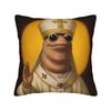 Marcus the Worm Rigatoni  Square Pillow Case  Cushion Covers Zippered Decorative Throw Pillow Case Cover for Home 18"x18"
