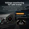 Автомобильный цифровой HUD-дисплей с сигнализацией LED-спидометр GPS-датчик скорости, инклинометр, компас, сигнализация превышения скорости, электронные аксессуары для автомобиля