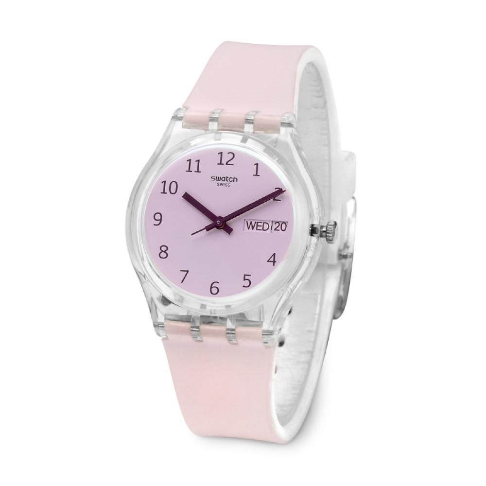 Swatch Ge714 TranSformation Ультра Розовые Женские S Уретановые Часы
