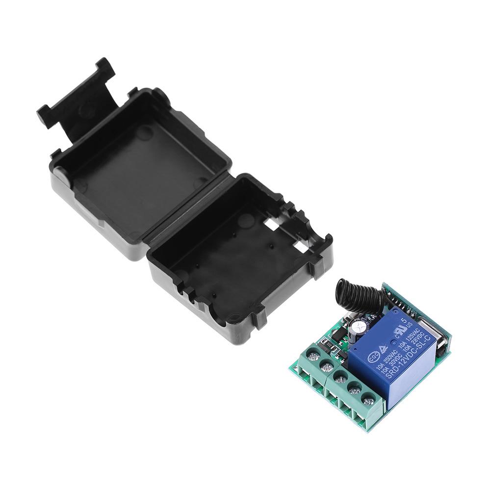 433Mhz RF Transmitter And Receiver Module DC 12V 1CH Universal Remote Control Switch 433mhz Wireless Switch Relay Remote Control