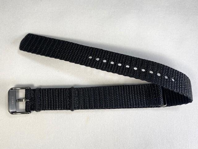L0K9012N0 SEIKO SUS Design Переиздание Модель 18мм Нейлоновый Ремешок Черный для через SCXP159/ 7N01-0KL0 (Доставка Nekoposu)