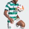 adidas Домашняя майка Celtic FC 23/24 белая/зеленая мужская уличная одежда HY3343