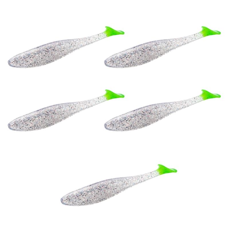 5 шт. Искусственные приманки Рыболовные приманки Swimbait с хвостовым лепестком для ловли форели и судака Приманки для ловли в соленой воде