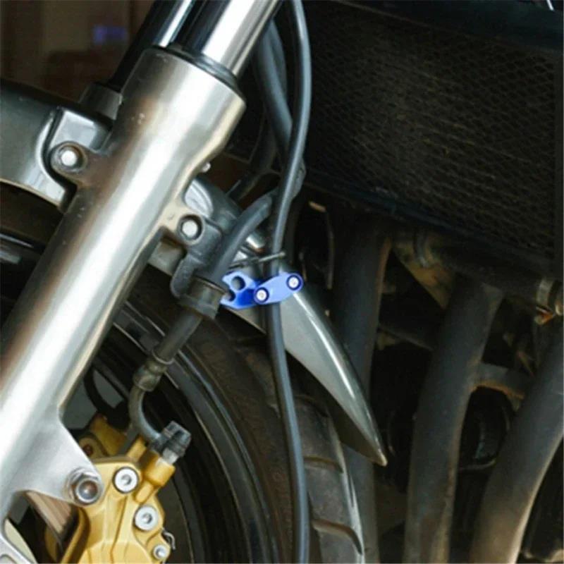 Motorcycle Oil Pipe Cable Clips - Brake Tube Line Clamps Compatible With Dirt Bikes And ATVs