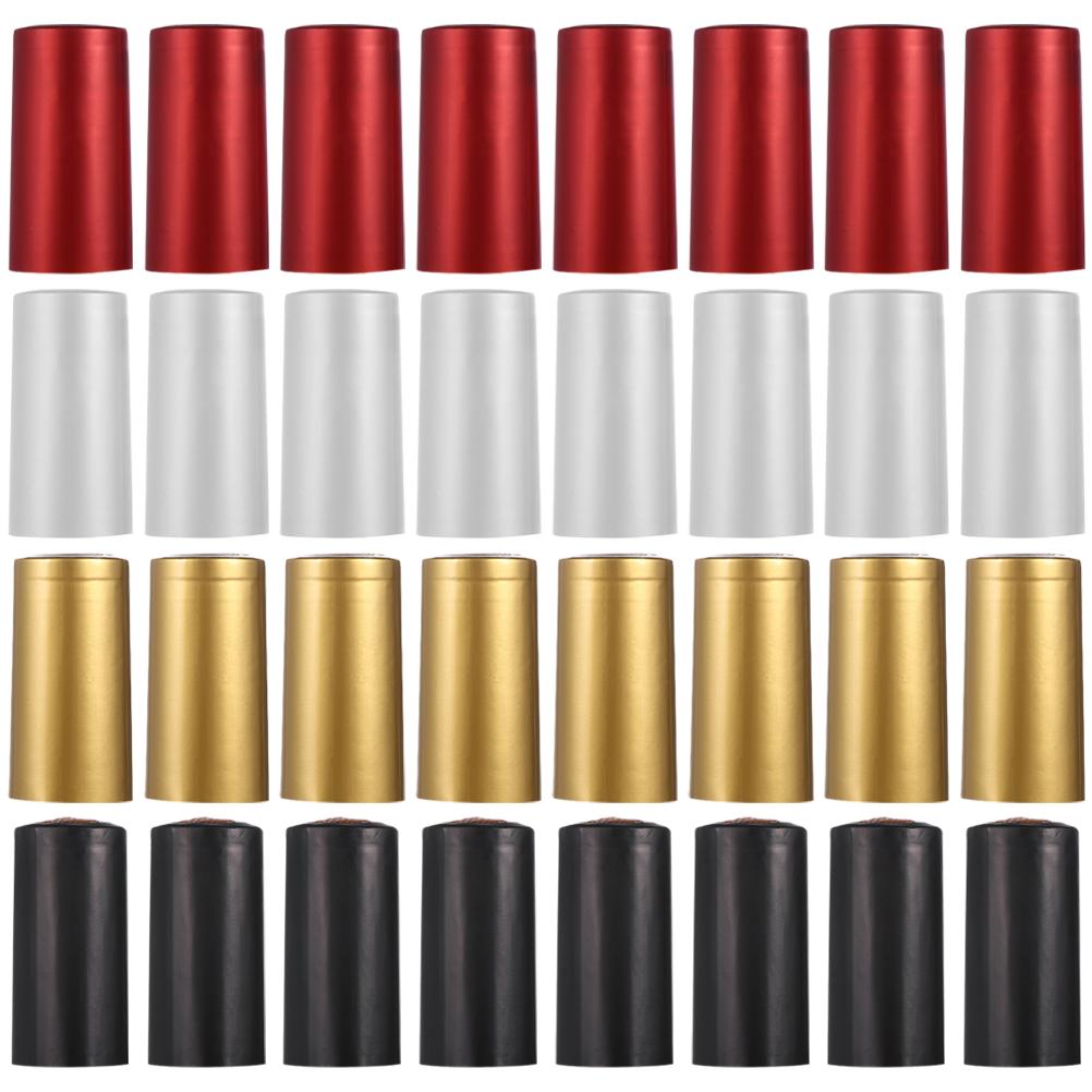 200 шт. термоусадочные колпачки, герметизирующие крышки для бутылок, пробковые заглушки для бутылок, аксессуары, термоусадочные пленки для бутылок