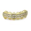 TEMU Gold-Plated Diamond-Studded Grillz Hip-Hop Tooth Jewelry