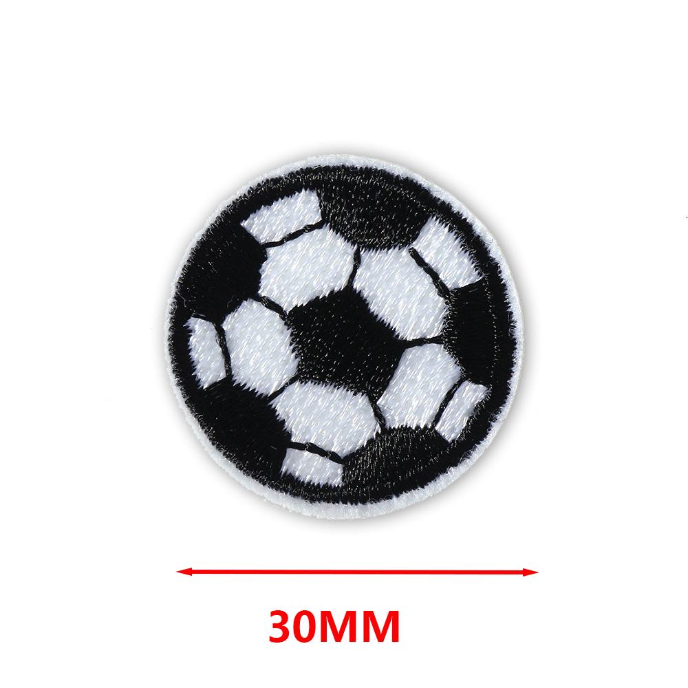 10pcs/lot Hot Clothes Garment Supplier Iron On Stickers Football Patches Embrioidered Appliques