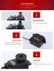 55 г водонепроницаемый цифровой медный металлический сервопривод для интеллектуального робота и игрушечного сервопривода